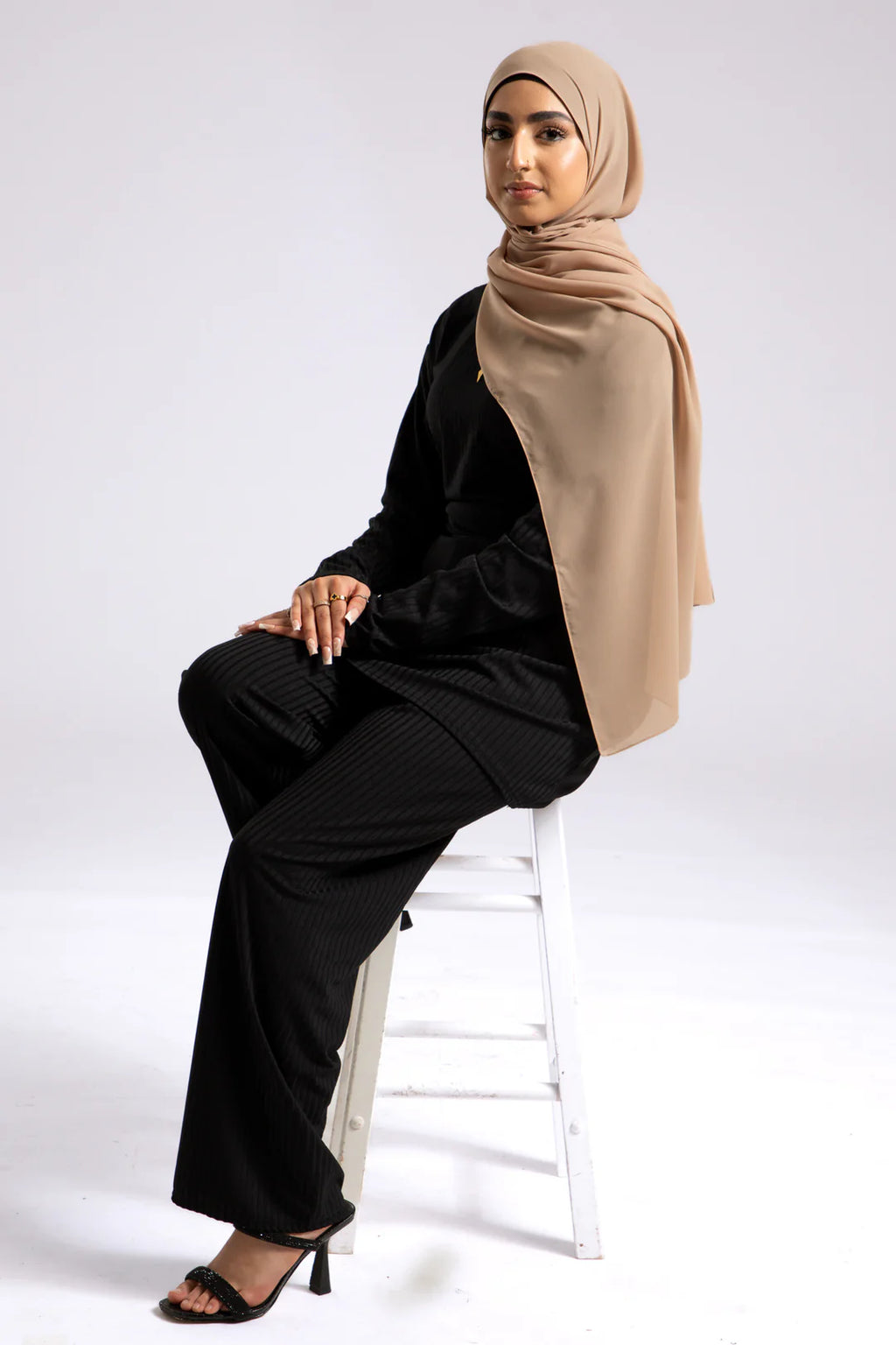 Soft Chiffon Hijab - Cookie Dough