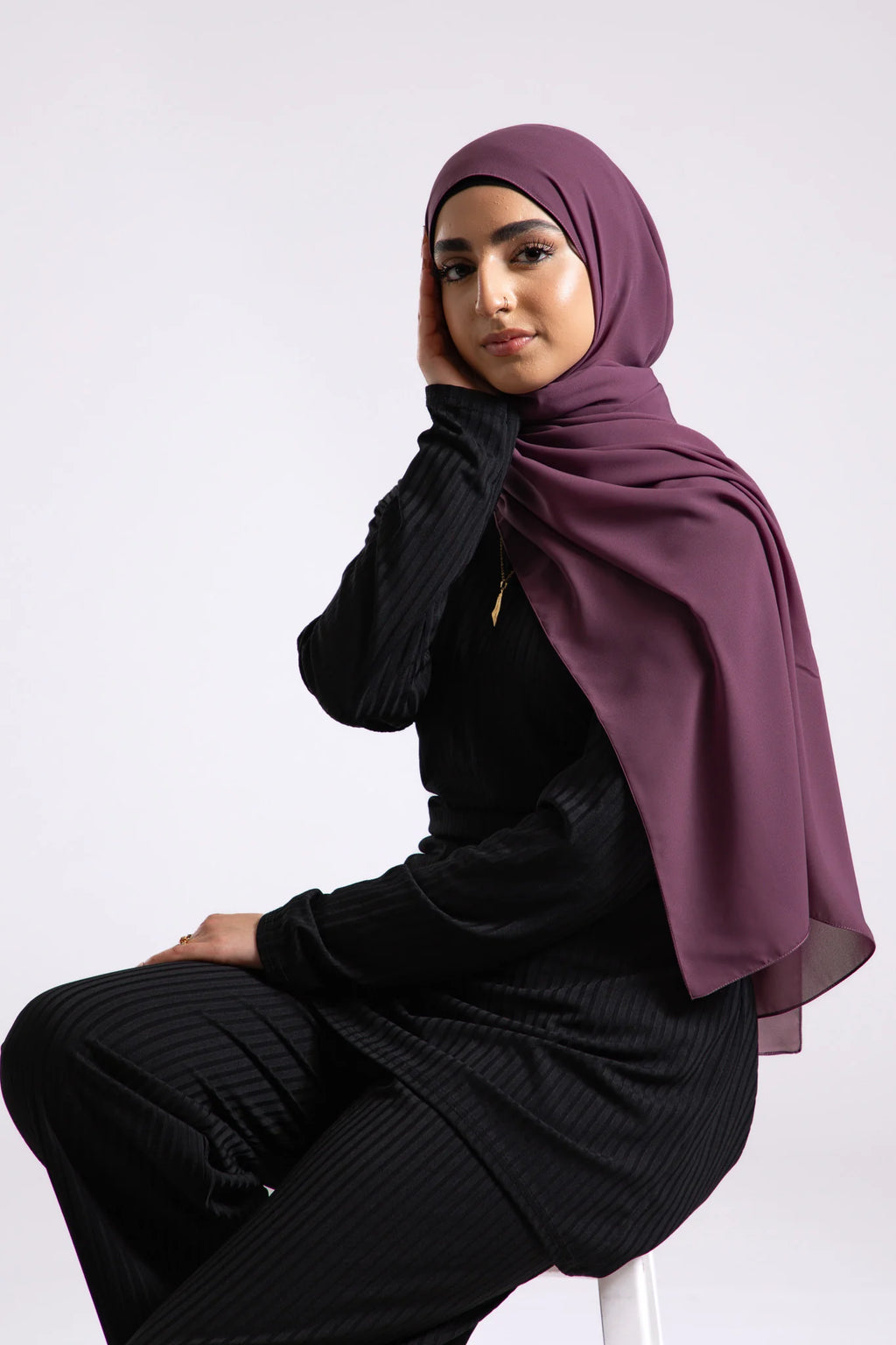 Soft Chiffon Hijab - Cookie Dough
