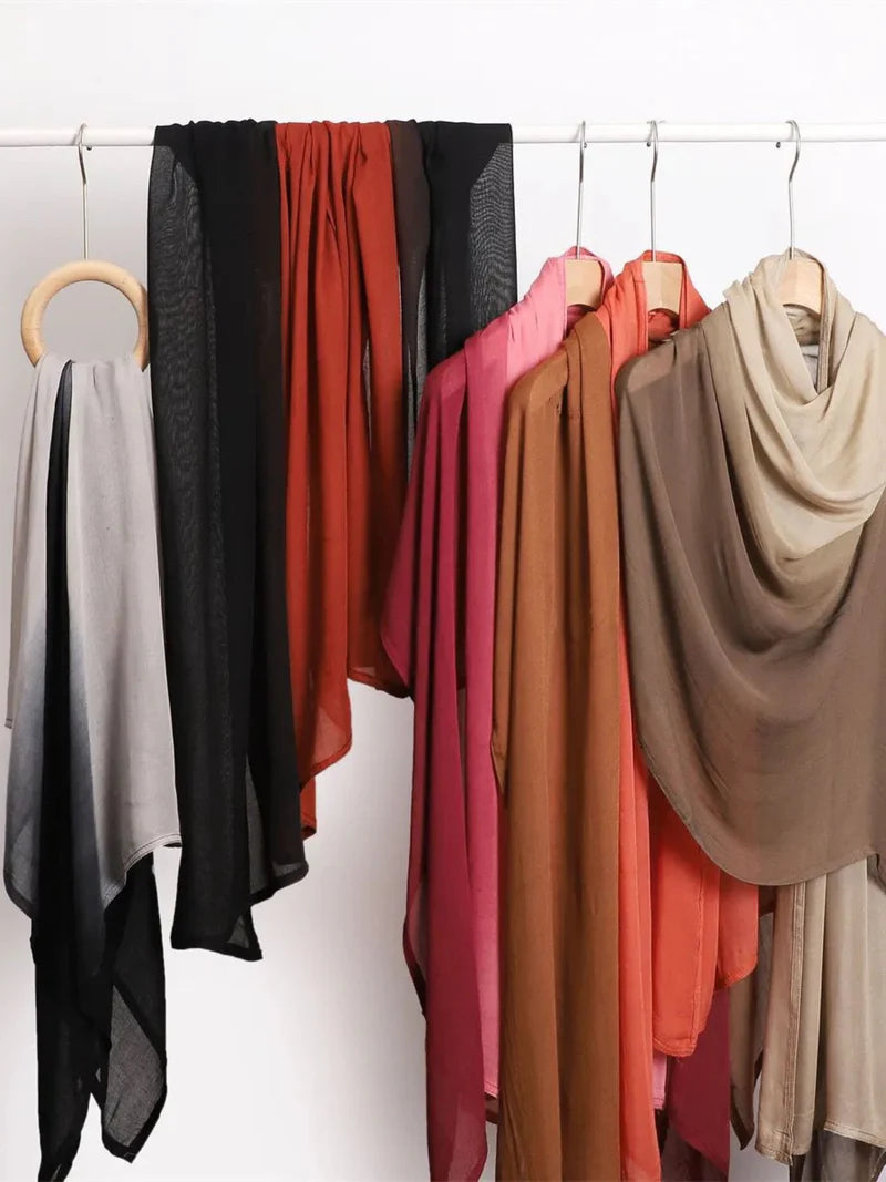 Modal Ombre Hijab - Mocha