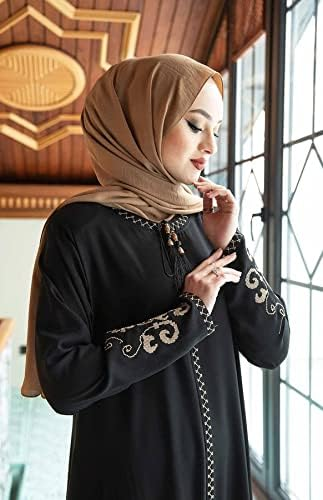 Women's Embroidered Sleeves Abaya and Embroidered