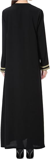 WSPLYSPJY Embroidered Abaya for Women