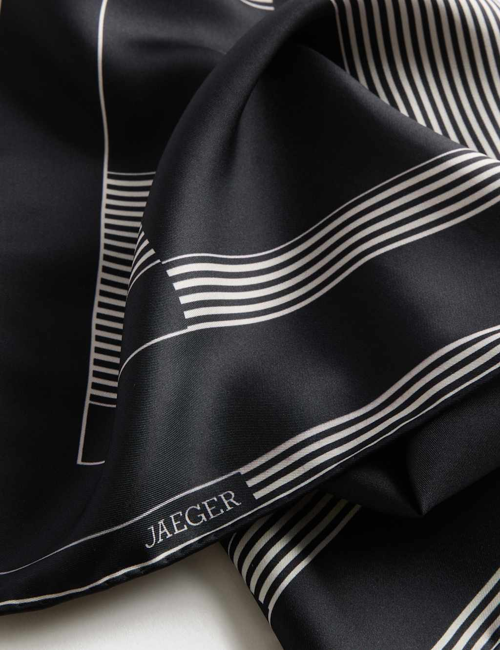 Pure Silk Hand-Rolled Colour Block Scarf