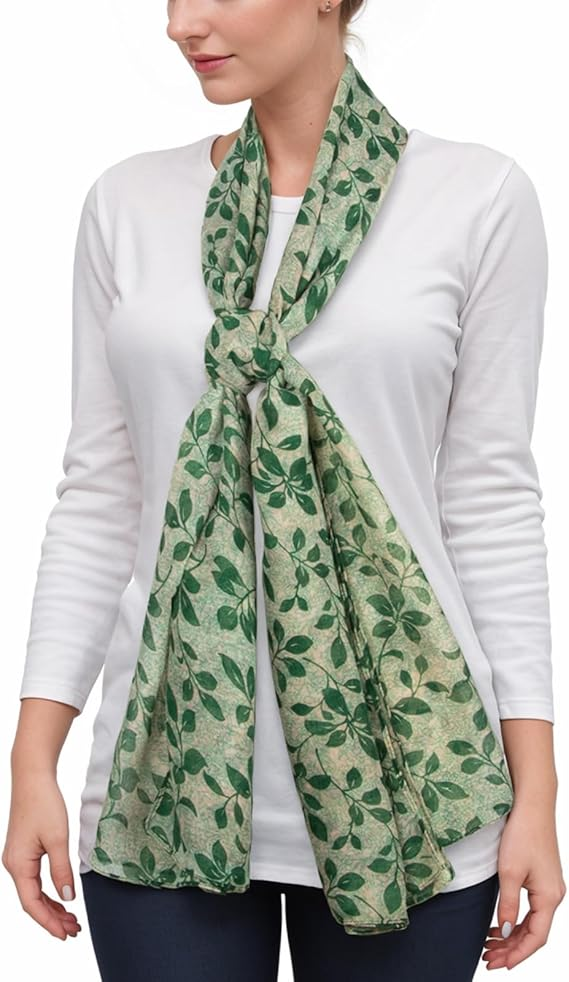 RIIQIICHY Printed Scarf - Lightweight Ladies Scarves & Wraps Gifts