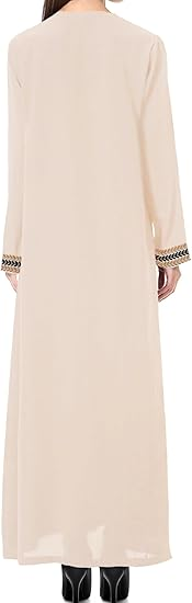 WSPLYSPJY Embroidered Abaya for Women